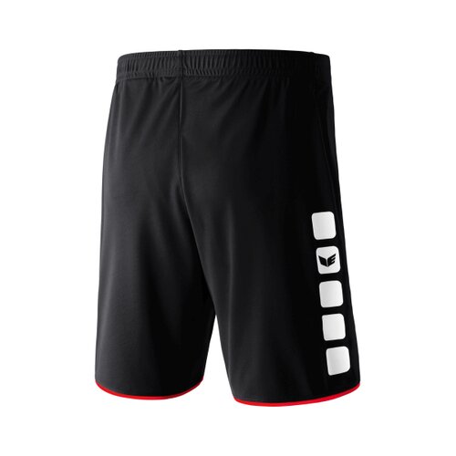 CLASSIC 5-C Shorts schwarz/rot