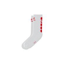 Erima CLASSIC 5-CUBES Socke wei/rot