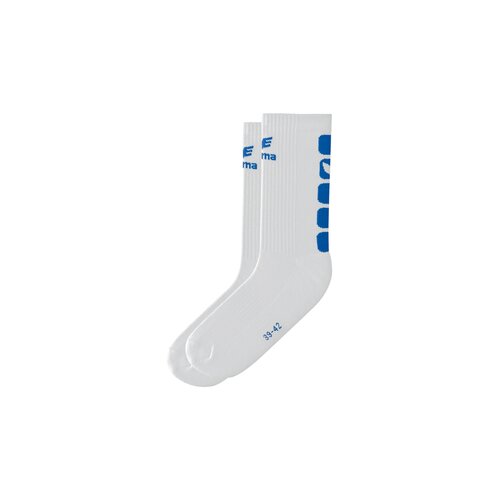 Erima CLASSIC 5-CUBES Socke wei/new royal
