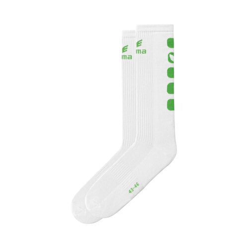 Erima CLASSIC 5-CUBES Socke lang wei/green