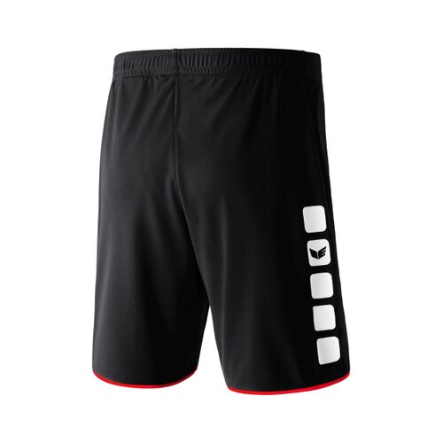 CLASSIC 5-C Shorts schwarz/rot M