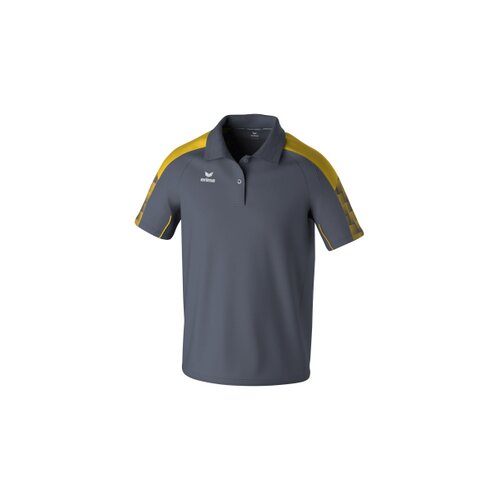 EVO STAR Poloshirt slate grey/gelb