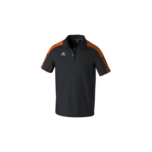 EVO STAR Poloshirt schwarz/orange