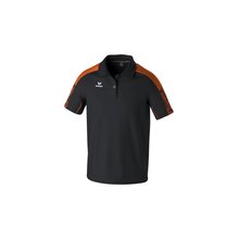 EVO STAR Poloshirt schwarz/orange