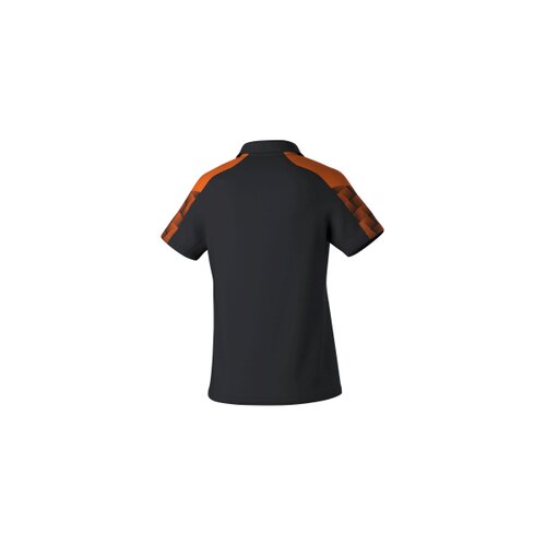 EVO STAR Poloshirt schwarz/orange