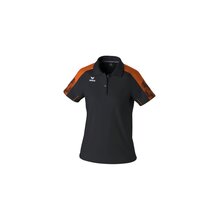 EVO STAR Poloshirt schwarz/orange