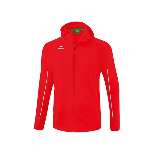 LIGA STAR Trainingsjacke mit Kapuze rot/wei XXXXL