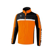 Erima Classic 5-CUBES Allwetterjacke orange/schwarz/wei