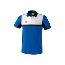 Erima CLASSIC 5-CUBES Poloshirt new royal/schwarz/wei