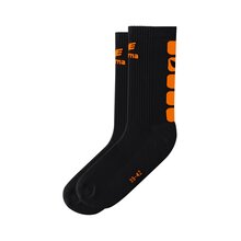Erima CLASSIC 5-CUBES Socke schwarz/orange
