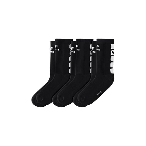 Erima 3-Pack CLASSIC 5-CUBES Socken schwarz/wei