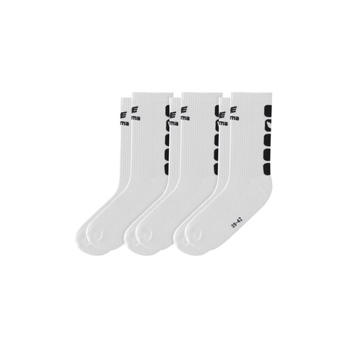 Erima 3-Pack CLASSIC 5-CUBES Socken wei/schwarz