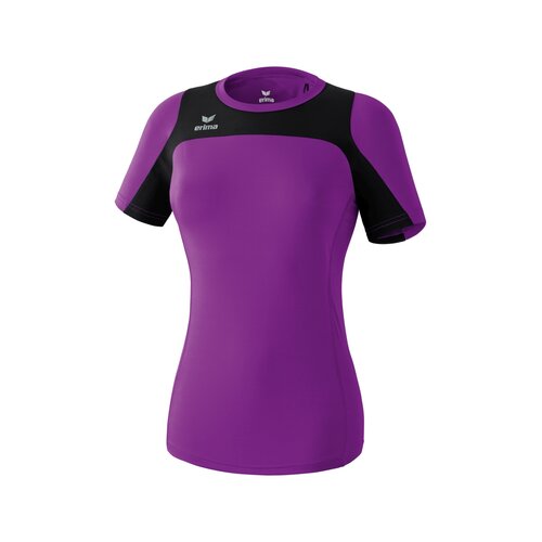 Erima Race Line Running T-Shirt lila/schwarz