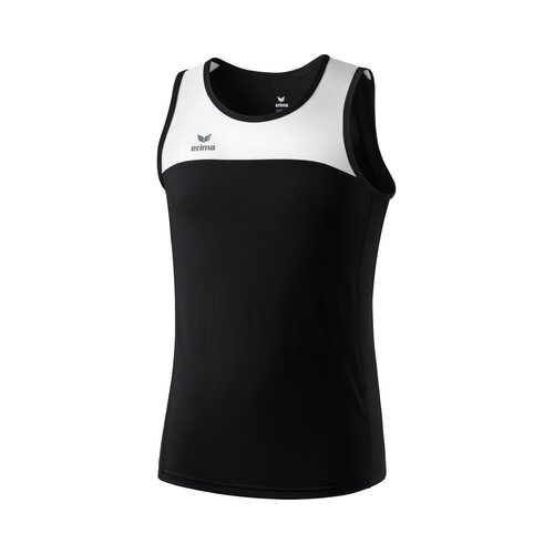 Erima Race Line Running Singlet schwarz/wei