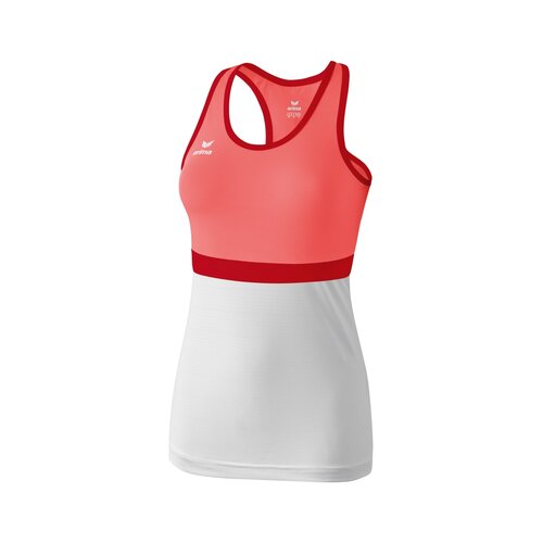 Erima Masters Tank Top hot coral/wei