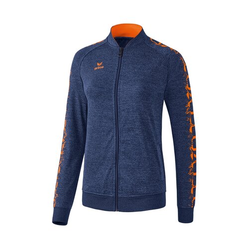 Erima Graffic 5-C Tracktopjacke new navy/orange fire