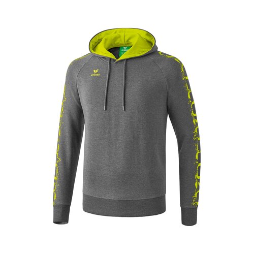 Erima Graffic 5-C Kapuzensweat grau melange/sprout