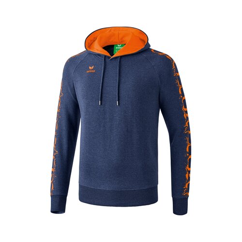 Erima Graffic 5-C Kapuzensweat new navy/orange fire