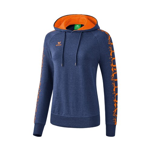 Erima Graffic 5-C Kapuzensweat new navy/orange fire