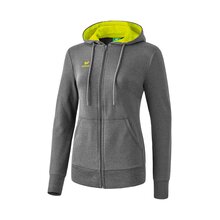 Erima Graffic 5-C Sweatjacke mit Kapuze grau melange/sprout