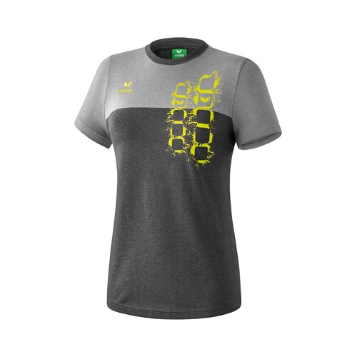 Erima Graffic 5-C T-Shirt grau melange