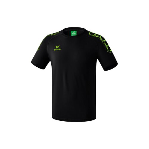 Erima Graffic 5-C T-Shirt Basic schwarz/green gecko