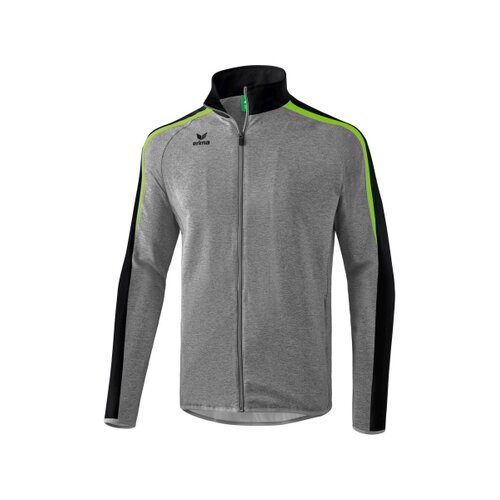 Liga 2.0 Prsentationsjacke grau melange/schwarz/green gecko