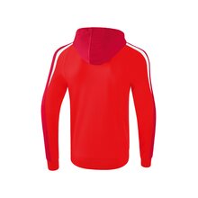 Liga 2.0 Trainingsjacke mit Kapuze rot/dunkelrot/wei