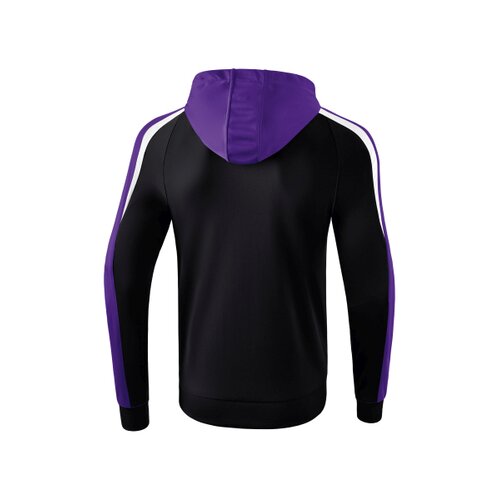 Liga 2.0 Trainingsjacke mit Kapuze schwarz/violet/wei