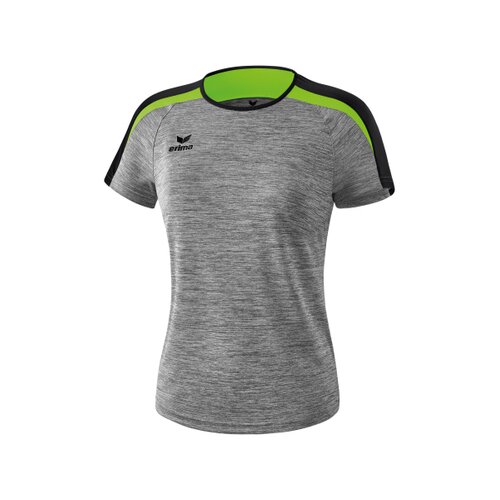 Liga 2.0 T-Shirt grau melange/schwarz/green gecko