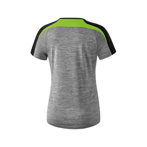 Liga 2.0 T-Shirt grau melange/schwarz/green gecko