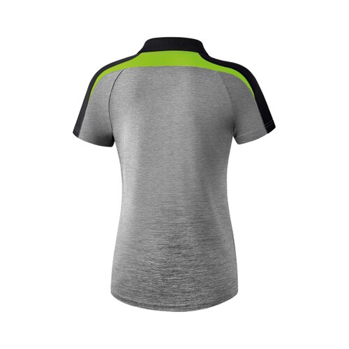 Liga 2.0 Poloshirt grau melange/schwarz/green gecko