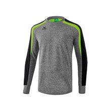 Liga 2.0 Sweatshirt grau melange/schwarz/green gecko L