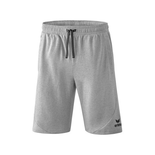 Essential Sweatshorts hellgrau melange/schwarz 128