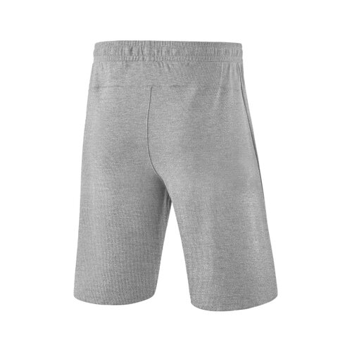 Essential Sweatshorts hellgrau melange/schwarz 128