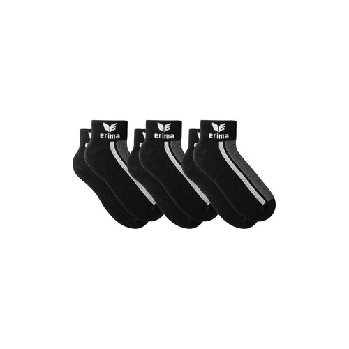 Erima 3-Pack Kurzsocken schwarz