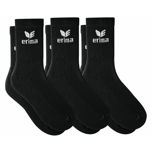 Erima 3-Pack Socken schwarz