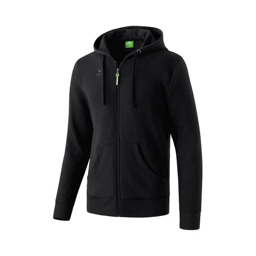 Erima Hooded Jacket schwarz