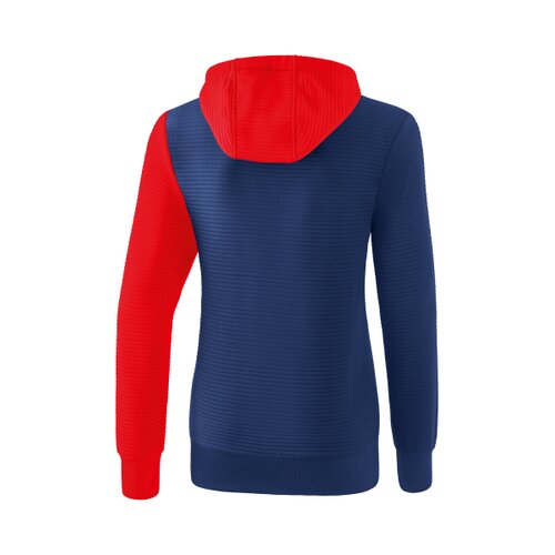 5-C Kapuzensweat new navy/rot/wei