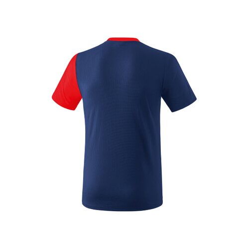 5-C T-Shirt new navy/rot/wei