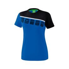 5-C T-Shirt new royal/schwarz/wei