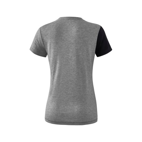 5-C T-Shirt schwarz/grau melange/wei