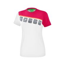 5-C T-Shirt wei/love rose/peach