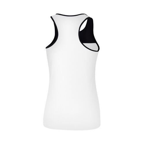 5-C Tanktop wei/schwarz/dunkelgrau