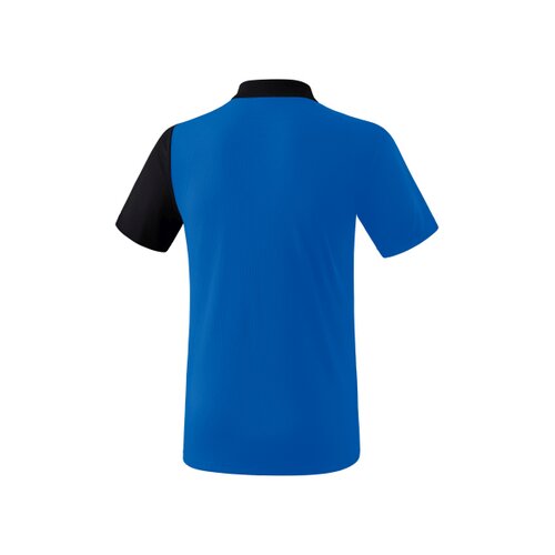 5-C Poloshirt new royal/schwarz/wei