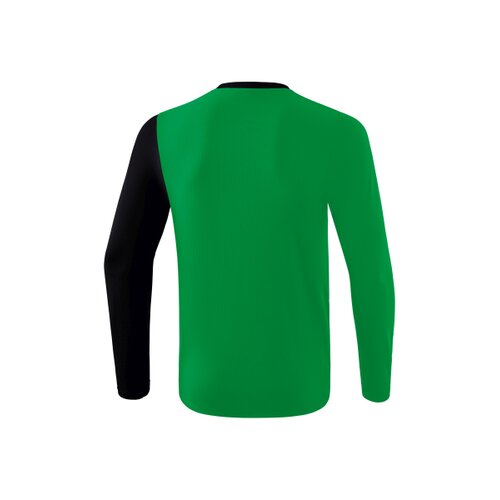 5-C Longsleeve smaragd/schwarz/wei