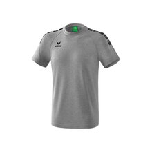 Essential 5-C T-Shirt grau melange/schwarz