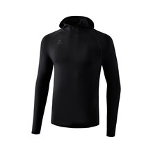 Longsleeve mit Kapuze schwarz