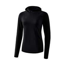 Longsleeve mit Kapuze schwarz
