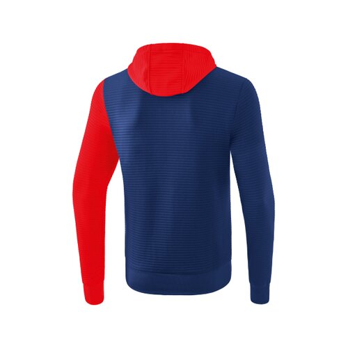 5-C Trainingsjacke mit Kapuze new navy/rot/wei XXL